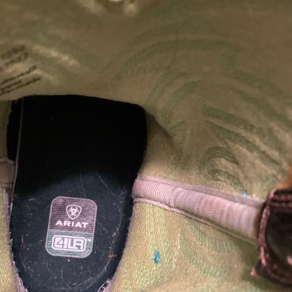 Ariat Kids Crossdraw Western Cowboy Boots Size 2 - Picture 5 of 10